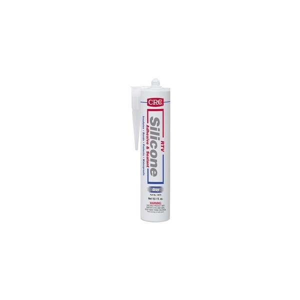 Crc RTV SILICONE SEALANT , GRAY, 10.1 FL OZ, 917983 Zoro